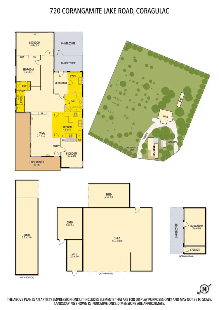 Floorplan of Homely rural property listing, 720 Corangamite Lake Road, Coragulac VIC 3249