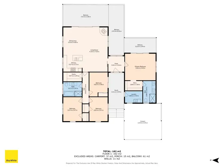 Floorplan of Homely house listing, 7 Sanctuary Circle, Cowaramup WA 6284