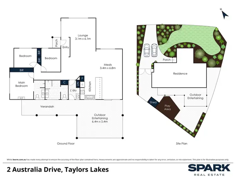 Floorplan of Homely house listing, 2 Australia Drive, Taylors Lakes VIC 3038