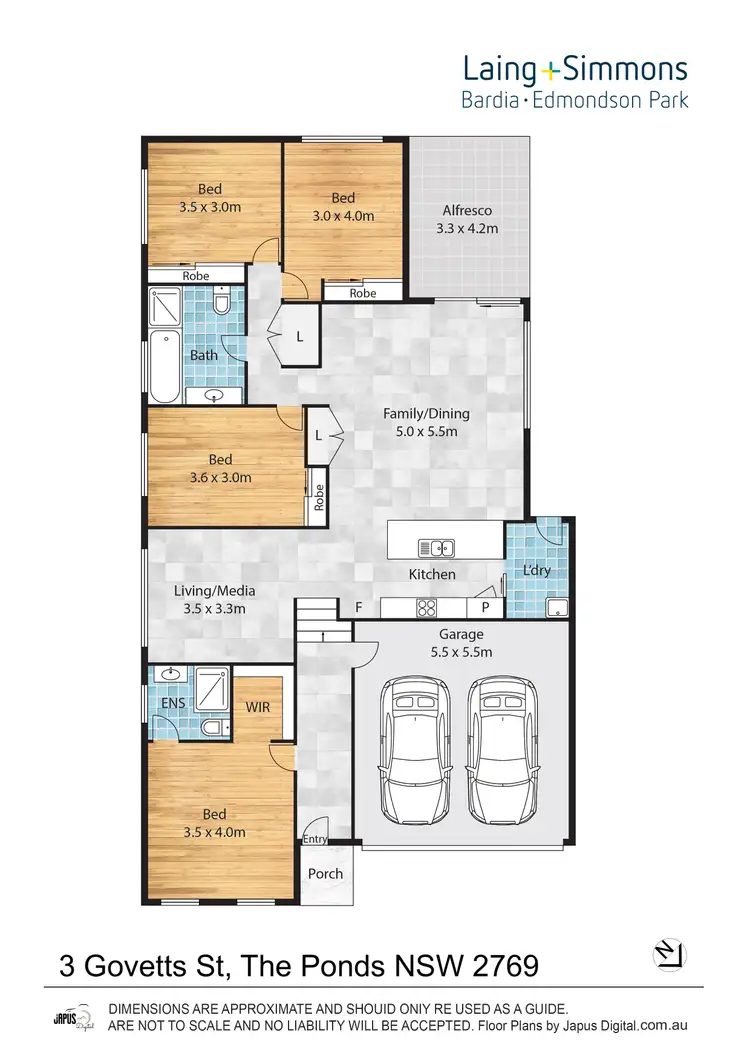 Floorplan of Homely house listing, 3 Govetts Street, The Ponds NSW 2769