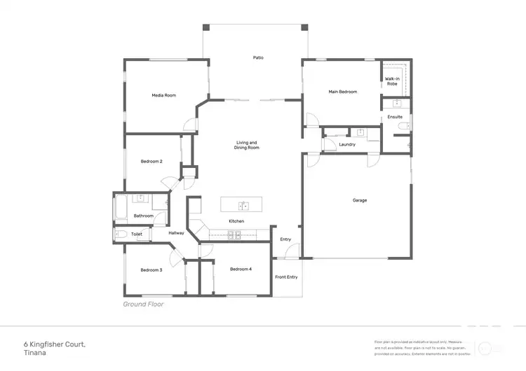 Floorplan of Homely house listing, 6 Kingfisher Court, Tinana QLD 4650