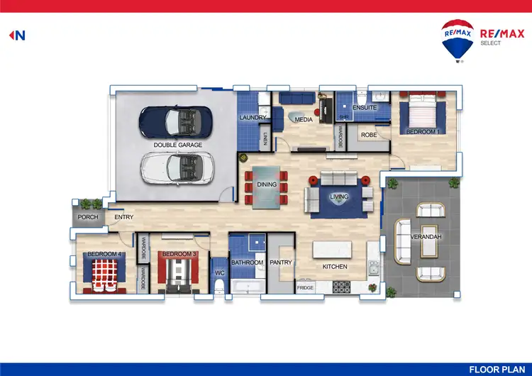 Floorplan of Homely house listing, 13 Georgia Street, Bakers Creek QLD 4740
