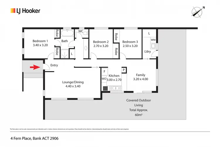 Floorplan of Homely house listing, 4 Fern Place, Banks ACT 2906