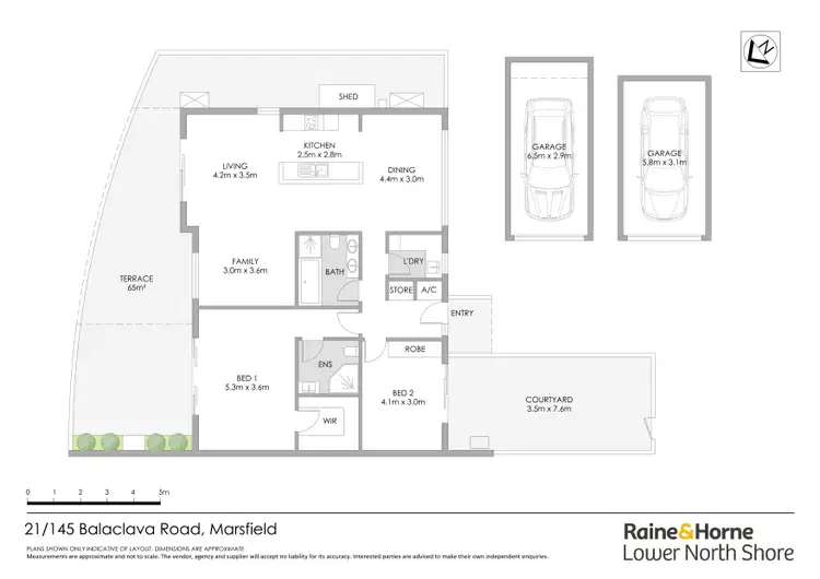 Floorplan of Homely villa listing, 21/145 Balaclava Road, Marsfield NSW 2122