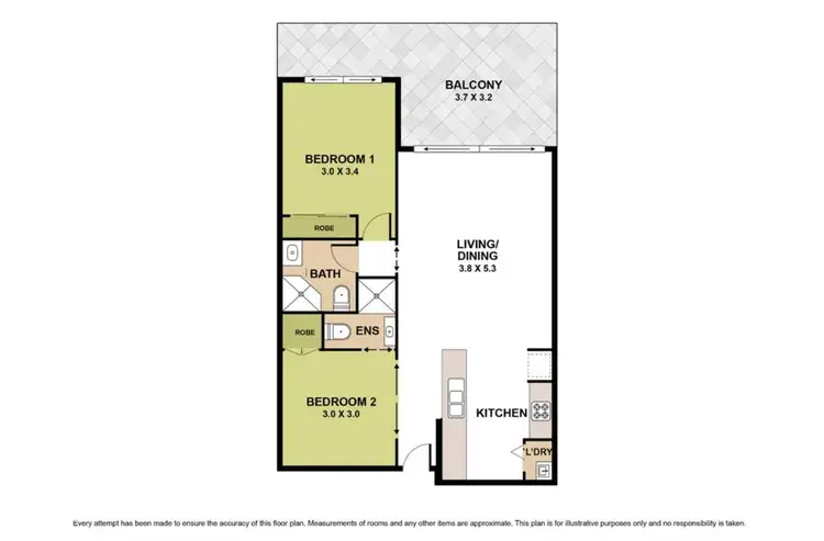 Floorplan of Homely apartment listing, 3404/141 Campbell Street, Bowen Hills QLD 4006