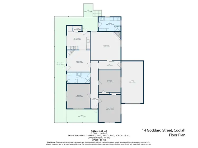 Floorplan of Homely house listing, 14 Goddard Street, Coolah NSW 2843