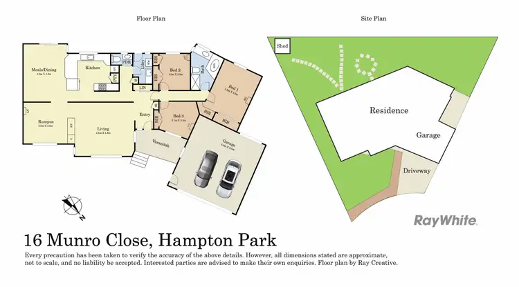 Floorplan of Homely house listing, 16 Munro Close, Hampton Park VIC 3976