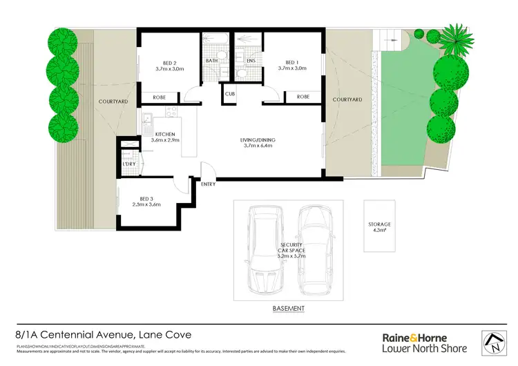 Floorplan of Homely apartment listing, 8/1A Centennial Avenue, Lane Cove NSW 2066