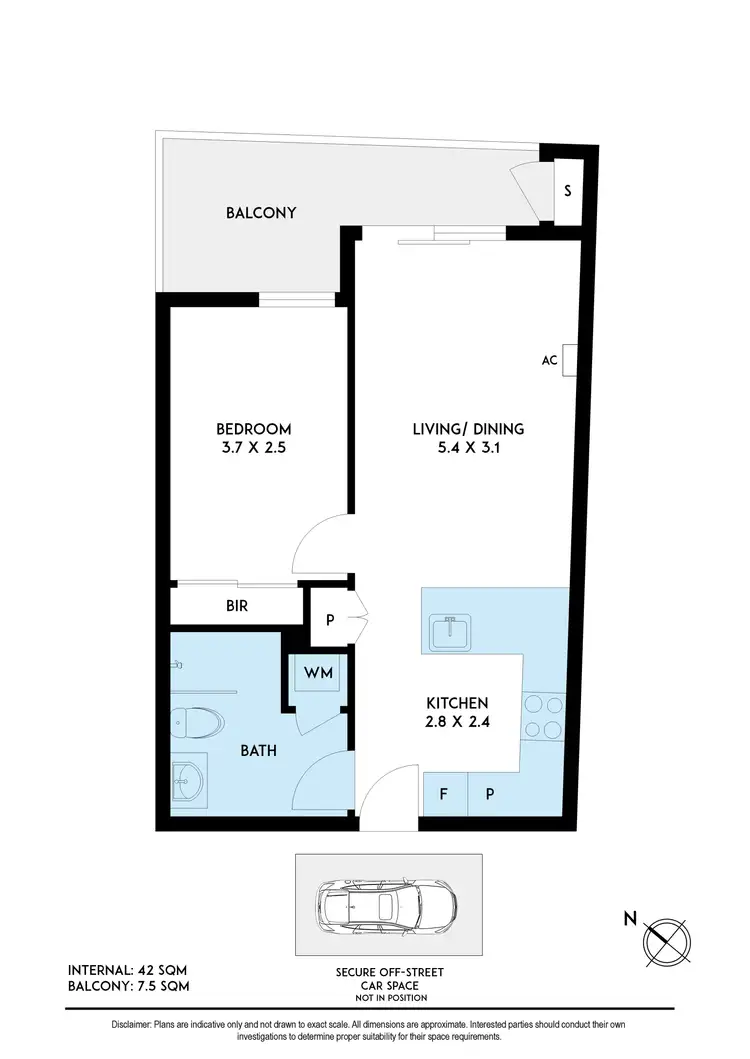 Floorplan of Homely apartment listing, 230/218 Bay Road, Sandringham VIC 3191