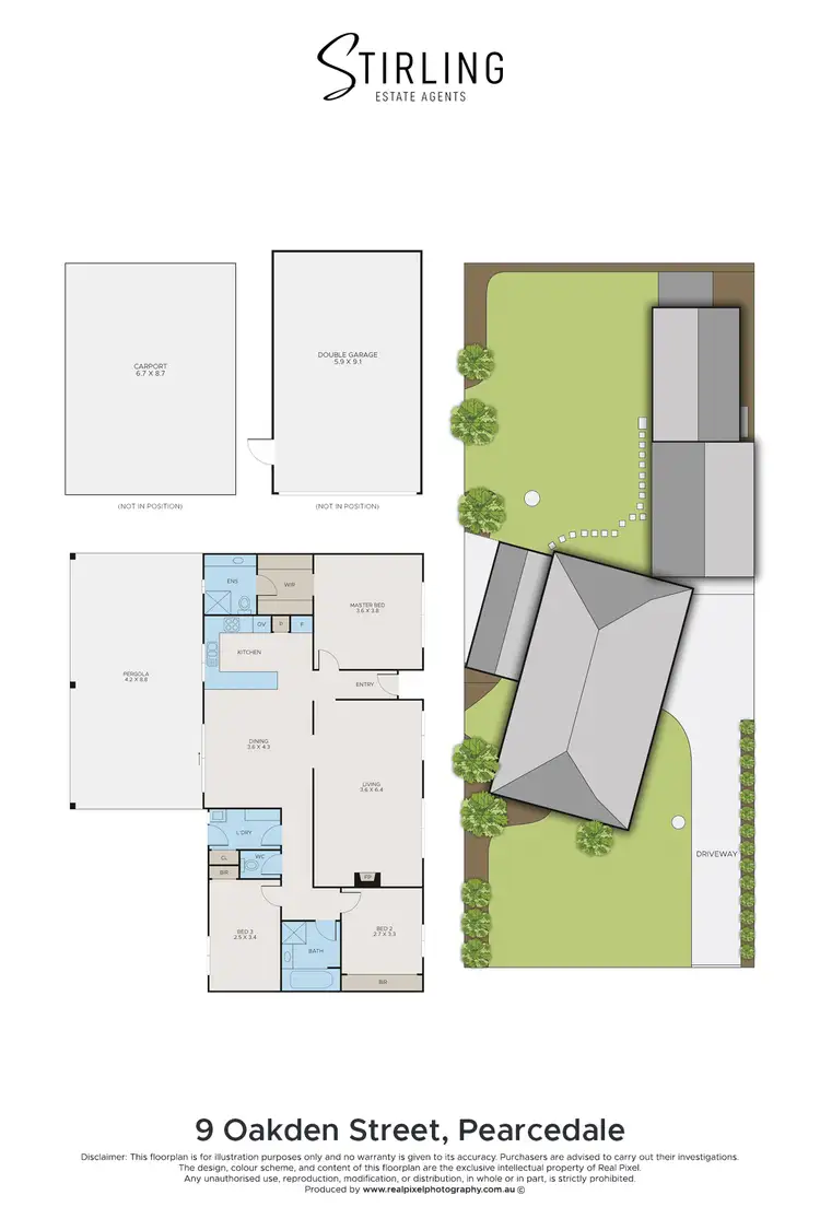 Floorplan of Homely house listing, 9 Oakden Street, Pearcedale VIC 3912