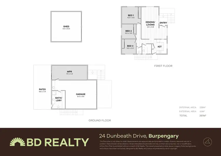 Floorplan of Homely house listing, 24 Dunbeath Drive, Burpengary QLD 4505
