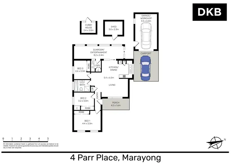 Floorplan of Homely house listing, 4 Parr Place, Marayong NSW 2148