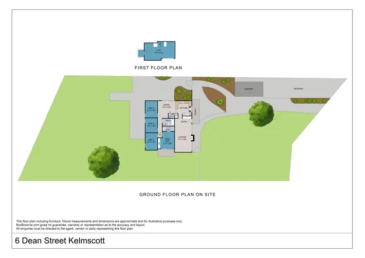 Floorplan of Homely house listing, 6 Dean Street, Kelmscott WA 6111