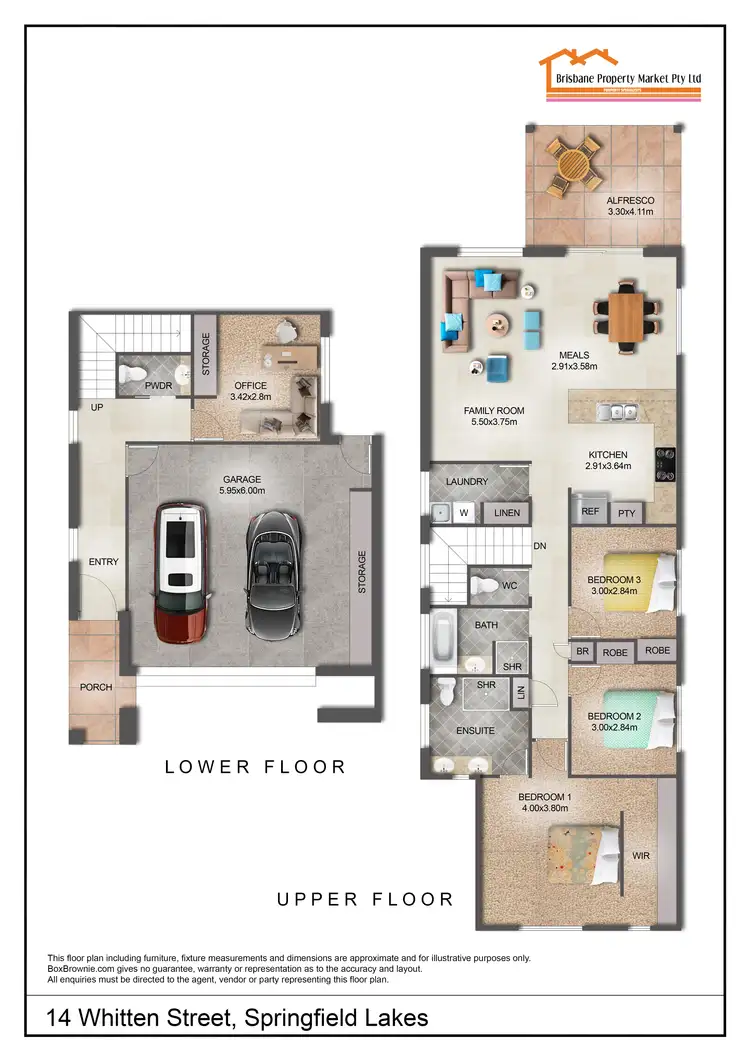 Floorplan of Homely house listing, 14 Whitten Street, Springfield Lakes QLD 4300