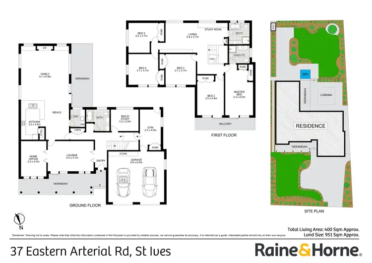 Floorplan of Homely house listing, 37 Eastern Arterial Road, St Ives NSW 2075