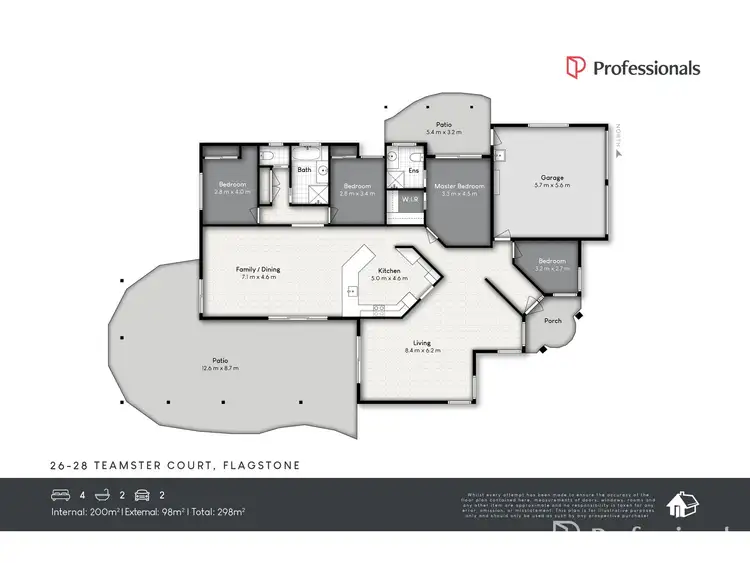 Floorplan of Homely house listing, 26-28 Teamster Court, Flagstone QLD 4280