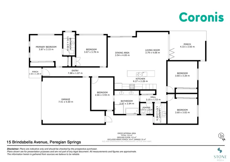 Floorplan of Homely house listing, 15 Brindabella Avenue, Peregian Springs QLD 4573