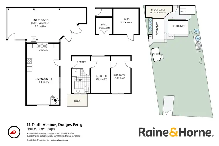 Floorplan of Homely house listing, 11 Tenth Avenue, Dodges Ferry TAS 7173
