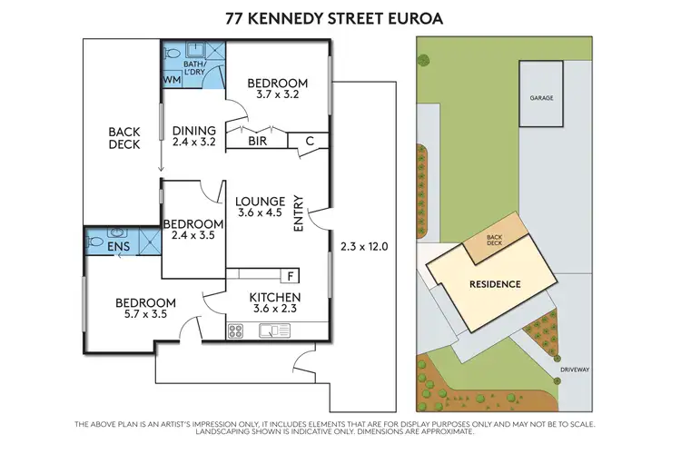 Floorplan of Homely house listing, 77 Kennedy Street, Euroa VIC 3666
