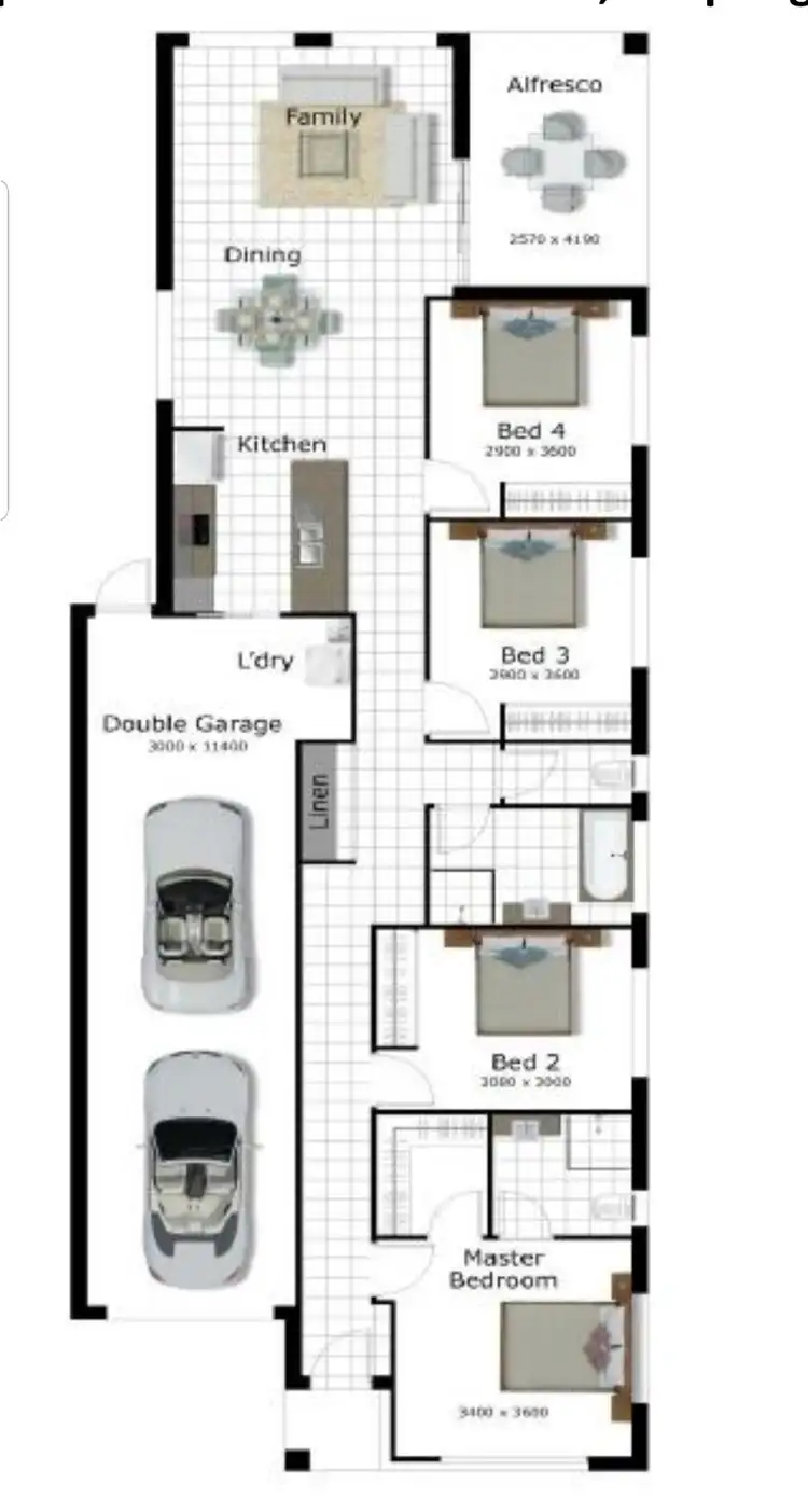Floorplan of Homely house listing, 39 Coutts Drive, Burpengary QLD 4505