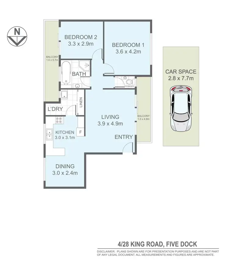 Floorplan of Homely apartment listing, 4/28 Kings Road, Five Dock NSW 2046