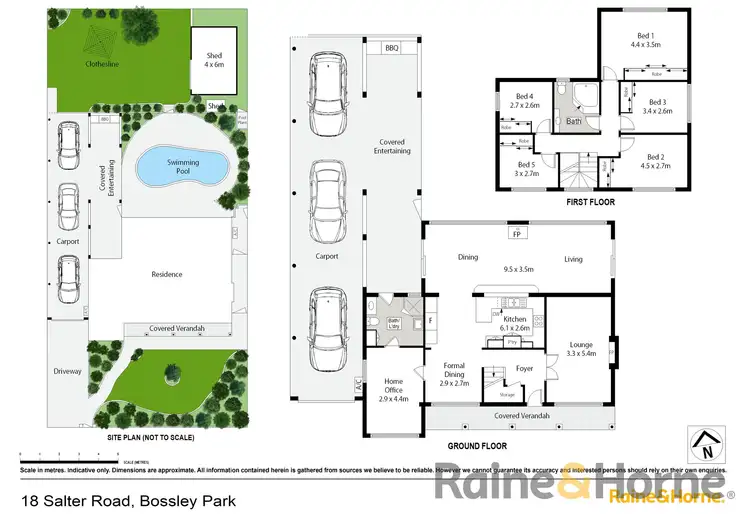 Floorplan of Homely house listing, 18 Salter Road, Bossley Park NSW 2176
