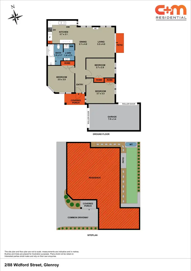 Floorplan of Homely house listing, 2/88 Widford Street, Glenroy VIC 3046