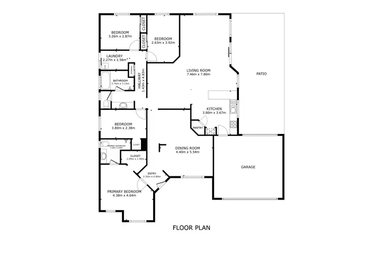 Floorplan of Homely house listing, 7 Daniel Drive, Canning Vale WA 6155