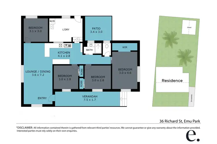 Floorplan of Homely house listing, 36 Richard Street, Emu Park QLD 4710