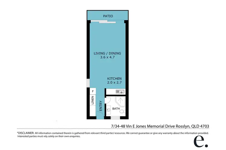 Floorplan of Homely house listing, 7/34 Vin E Jones Memorial Drive, Rosslyn QLD 4703