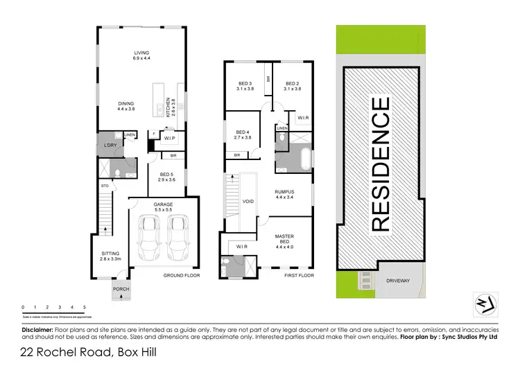 Floorplan of Homely house listing, 22 Rochel Road, Box Hill NSW 2765
