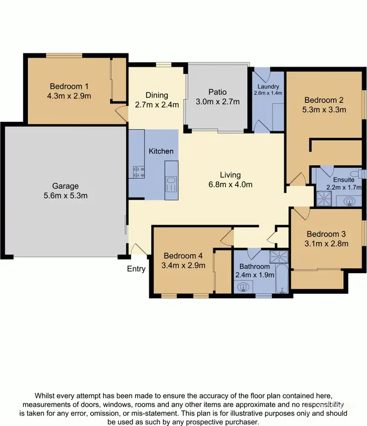 Floorplan of Homely house listing, 19 Labassa Avenue, Pimpama QLD 4209