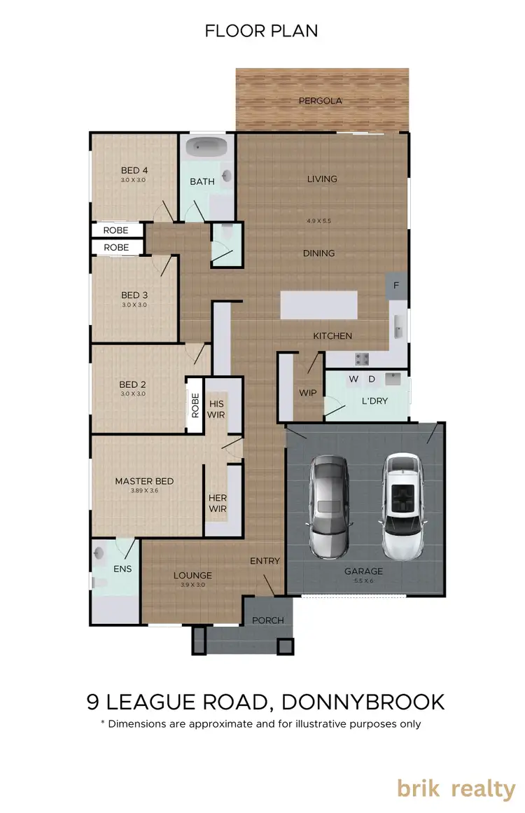 Floorplan of Homely house listing, 9 League Road, Donnybrook VIC 3064