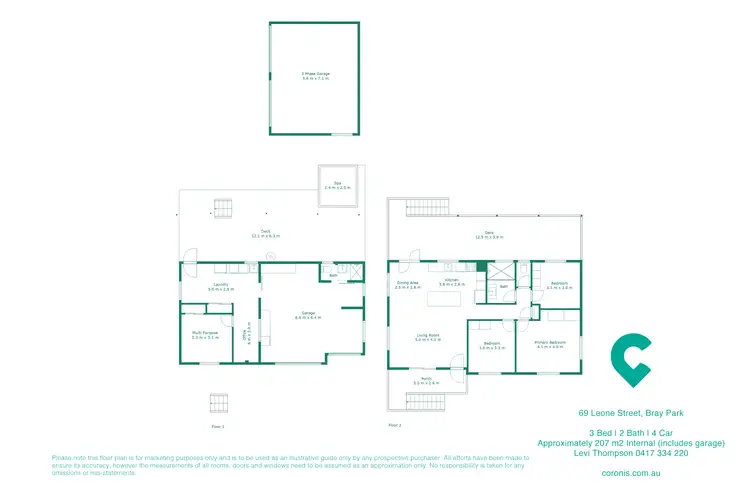Floorplan of Homely house listing, 69 Leone Street, Bray Park QLD 4500