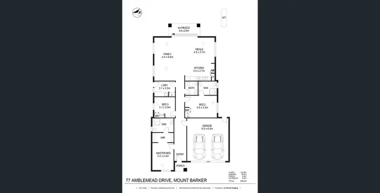 Floorplan of Homely house listing, 77 Amblemead Drive, Mount Barker SA 5251