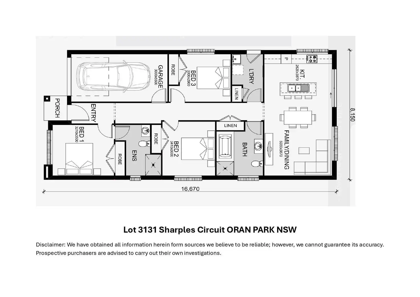Floorplan of Homely house listing, Lot 3131 Sharples Circuit, Oran Park NSW 2570