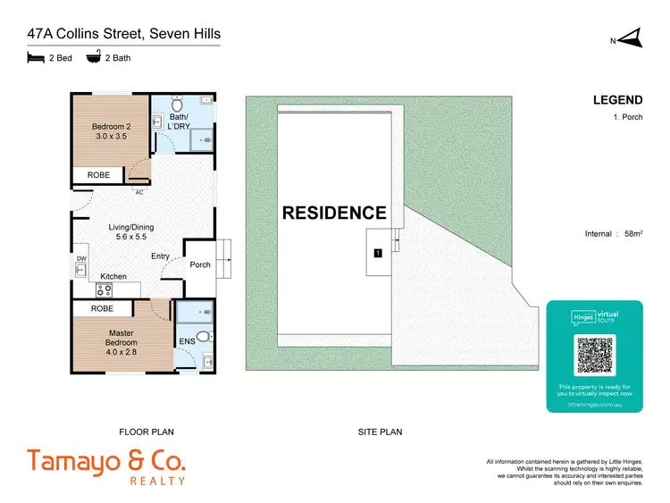Floorplan of Homely house listing, 47A Collins Street, Seven Hills NSW 2147