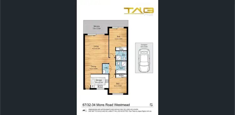 Floorplan of Homely unit listing, 67/32-34 Mons Road, Westmead NSW 2145