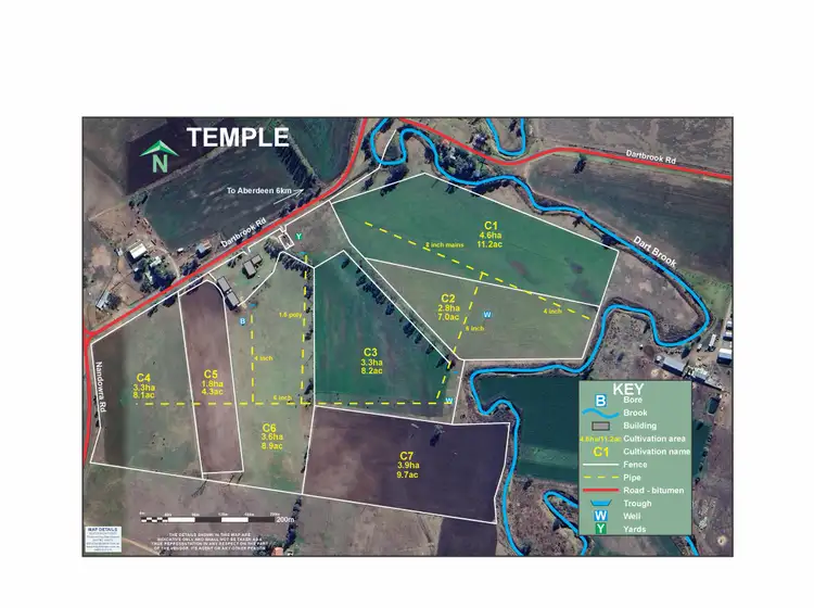 Floorplan of Homely rural property listing, "Temple" 325 Dartbrook Road, Aberdeen NSW 2336