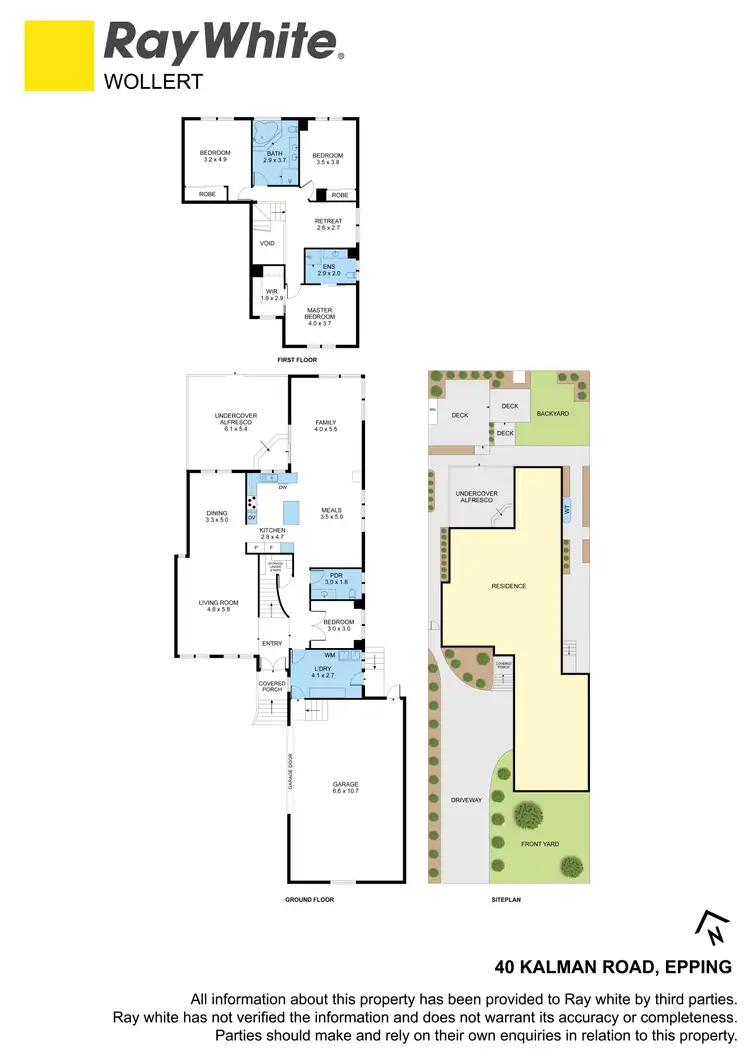 Floorplan of Homely house listing, 40 Kalman Road, Epping VIC 3076