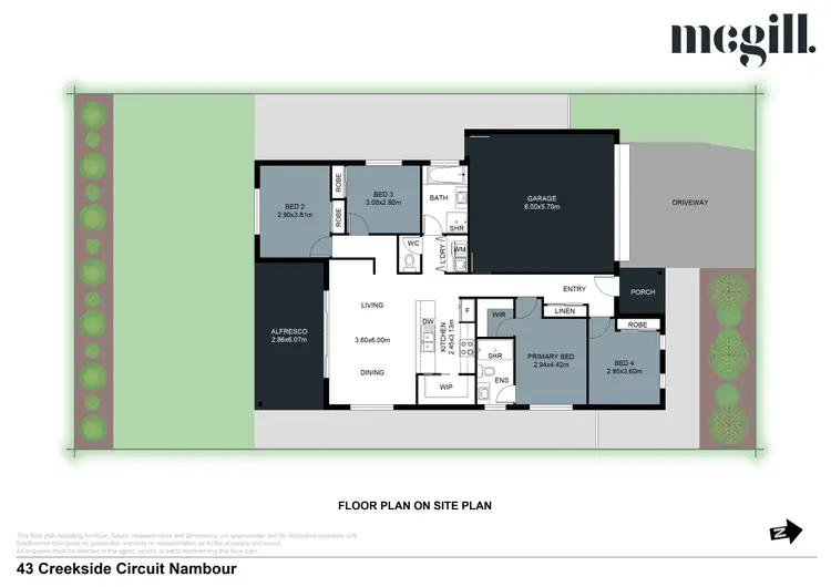 Floorplan of Homely house listing, 43 Creekside Circuit, Nambour QLD 4560