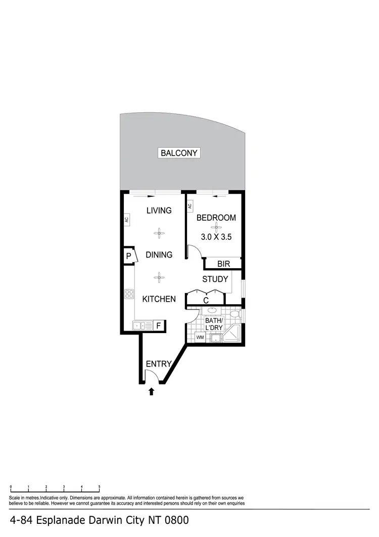 Floorplan of Homely apartment listing, 4/84 Esplanade, Darwin City NT 800