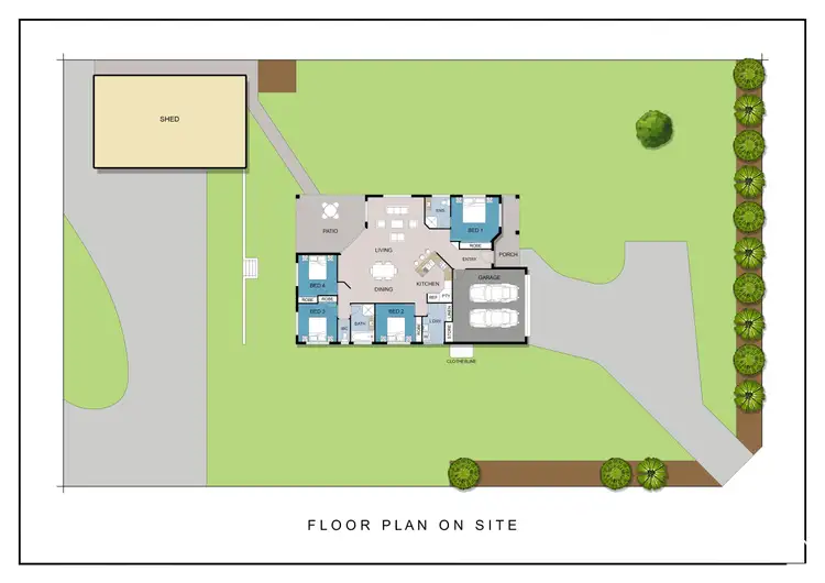 Floorplan of Homely house listing, 17 South Beck Drive, Rasmussen QLD 4815