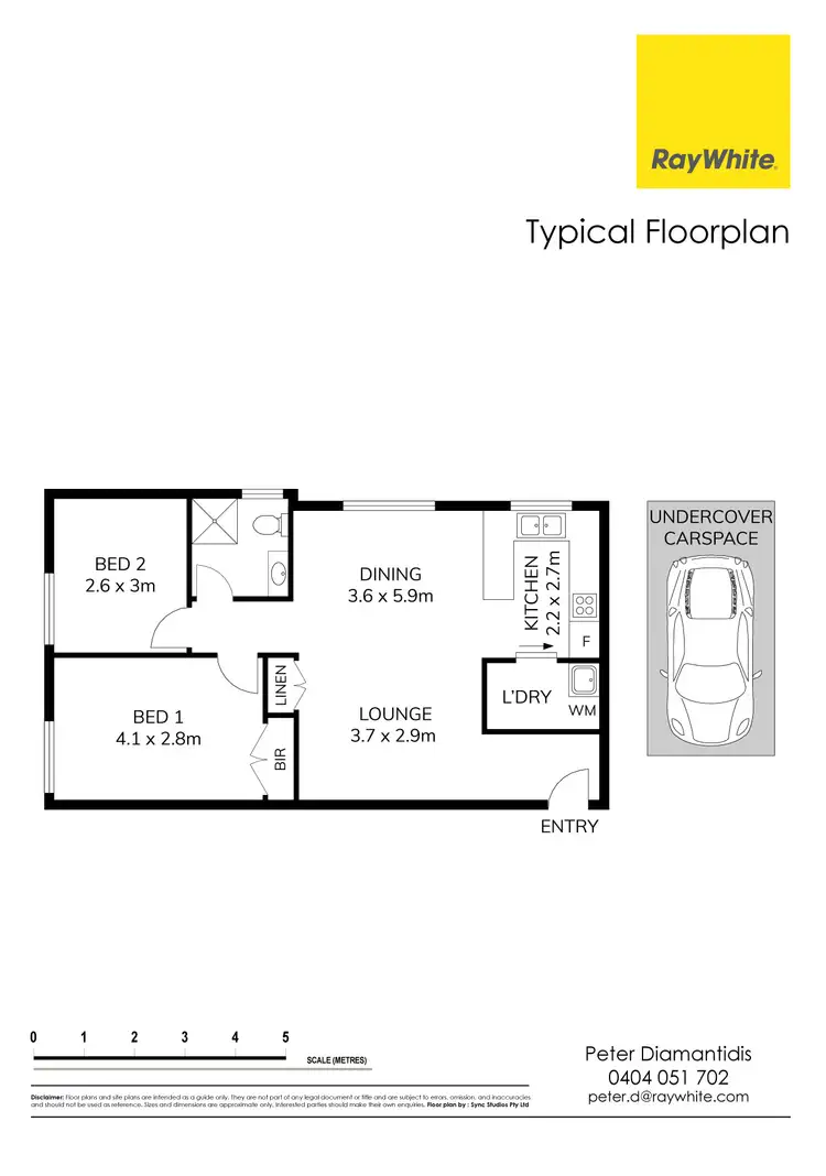 Floorplan of Homely block of units listing, 25 Castlereagh Street, Penrith NSW 2750