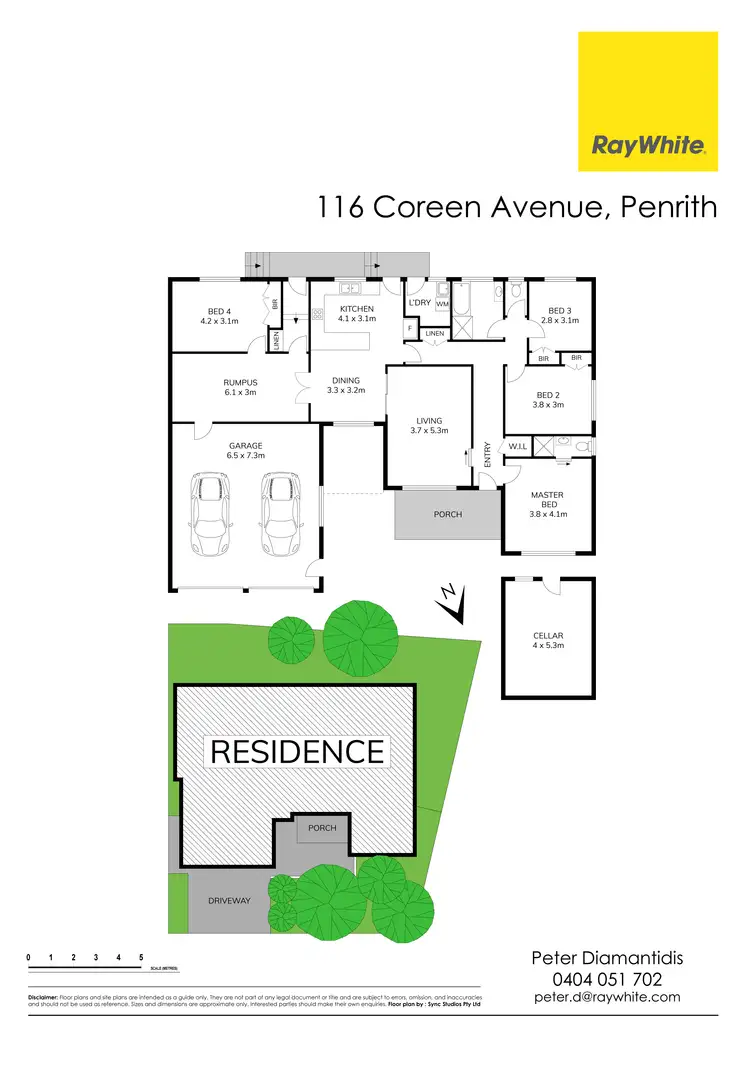 Floorplan of Homely house listing, 116 Coreen Avenue, Penrith NSW 2750