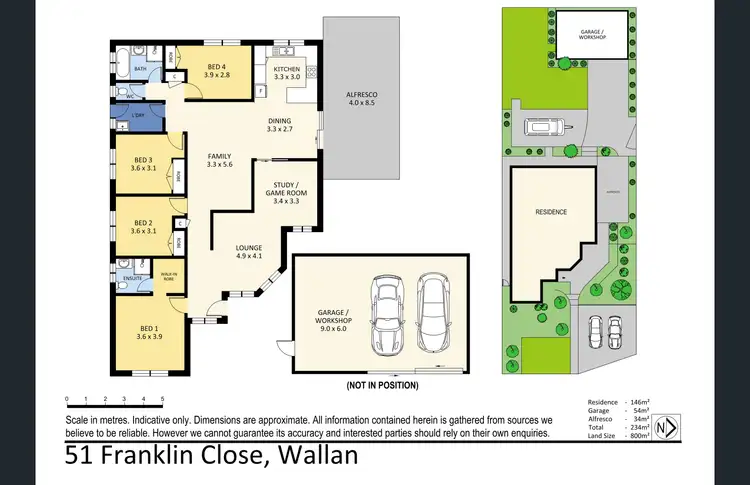 Floorplan of Homely house listing, 51 Franklin Close, Wallan VIC 3756