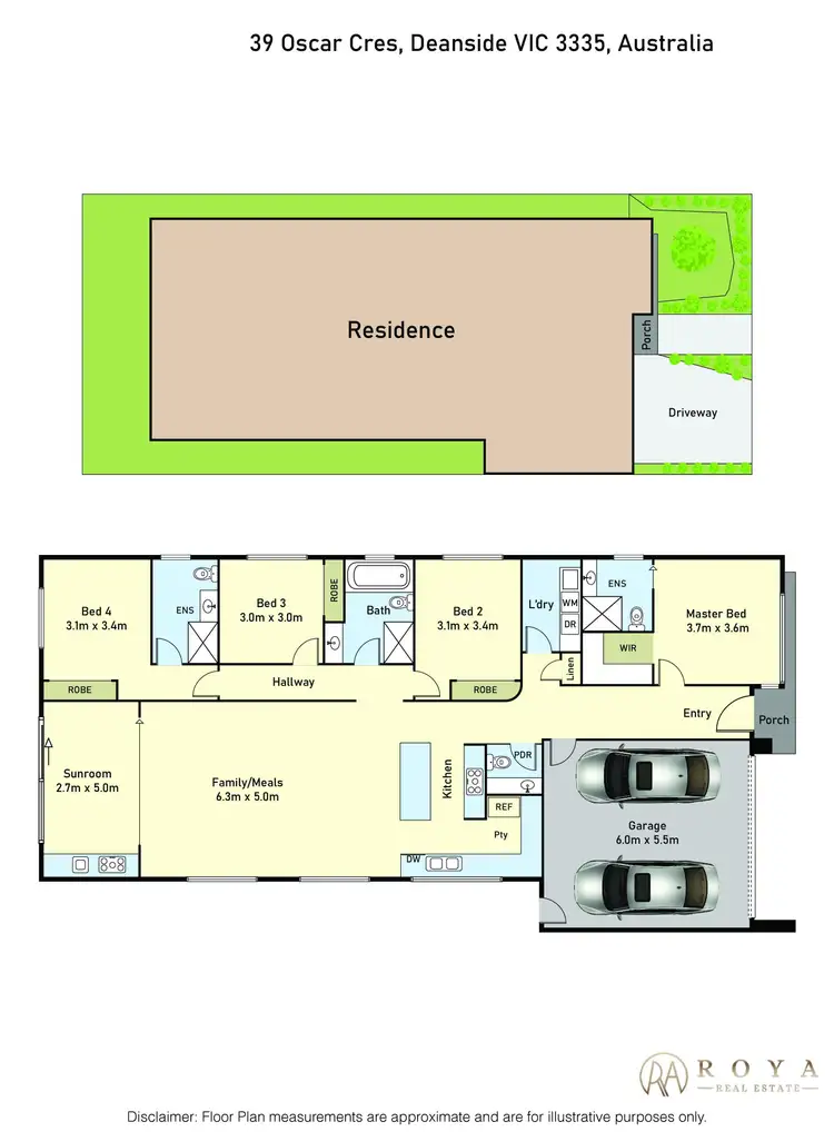 Floorplan of Homely house listing, 39 Oscar Crescent, Deanside VIC 3336