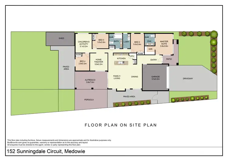 Floorplan of Homely house listing, 152 Sunningdale Circuit, Medowie NSW 2318