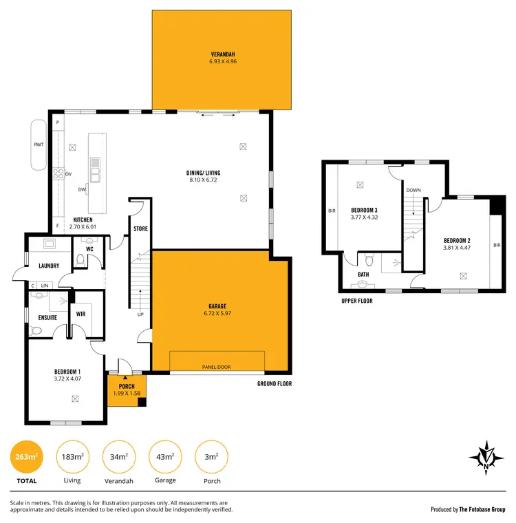 Floorplan of Homely house listing, 12A Hallett Avenue, Tranmere SA 5073