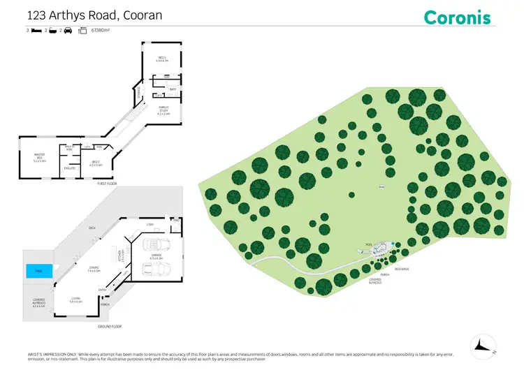 Floorplan of Homely house listing, 123 Arthys Road, Cooran QLD 4569
